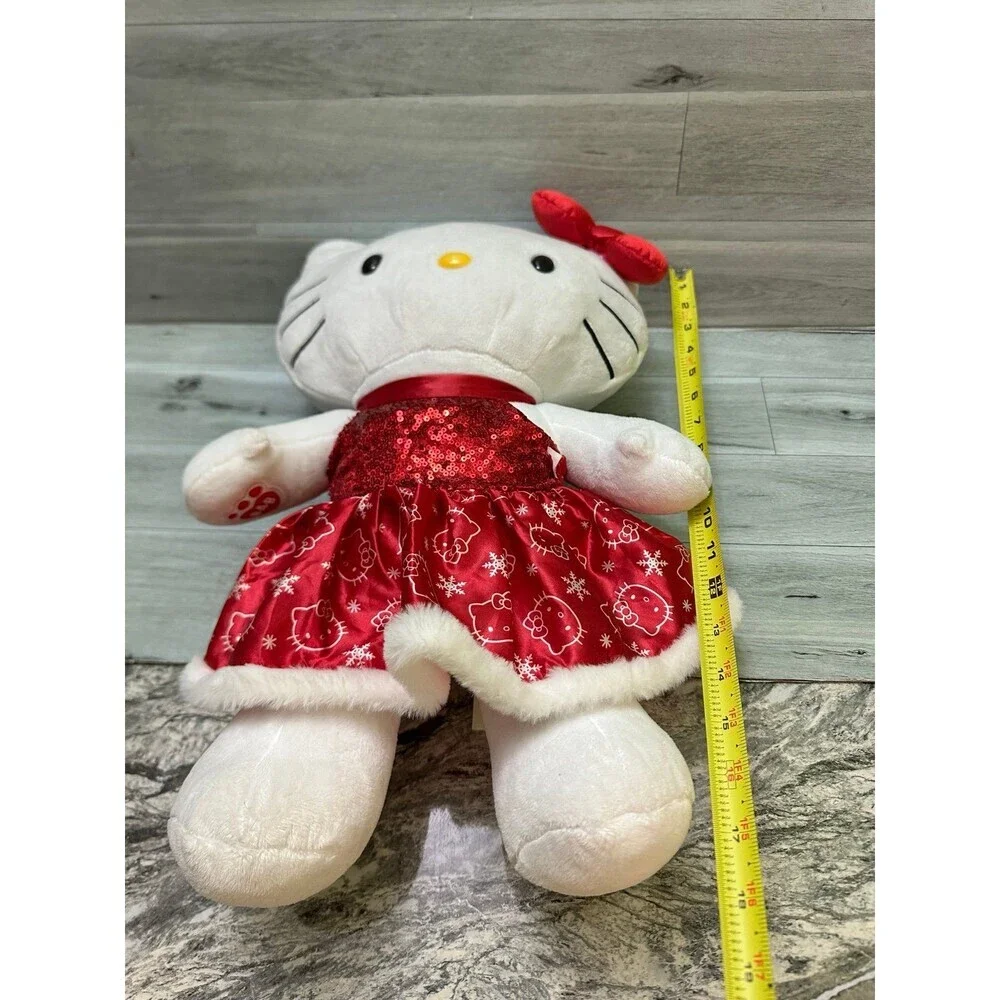 Sanrio Hello Kitty  Holidays Plush in Red and White Holiday Dress